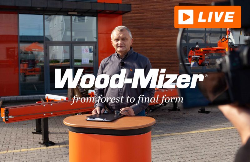 Wirtualna prezentacja maszyn Wood-Mizer LIVE