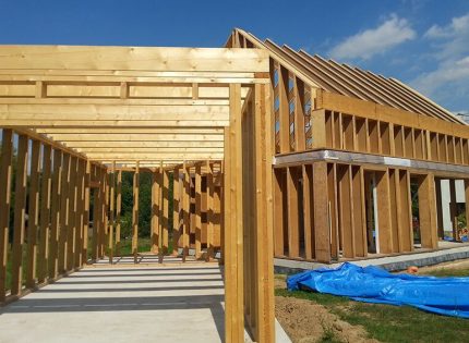Drewniana konstrukcja do solidnego domu